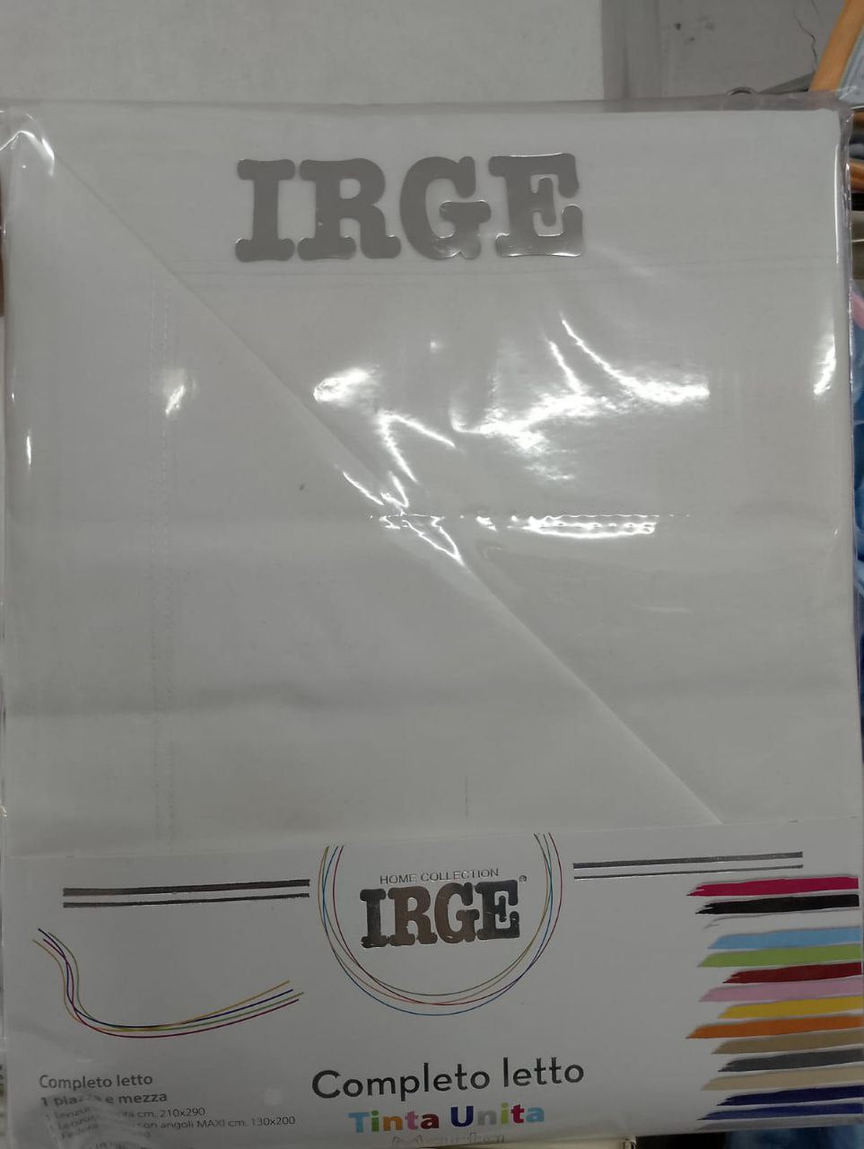 Lenzuola 2 Posti Irge Tinta Unita