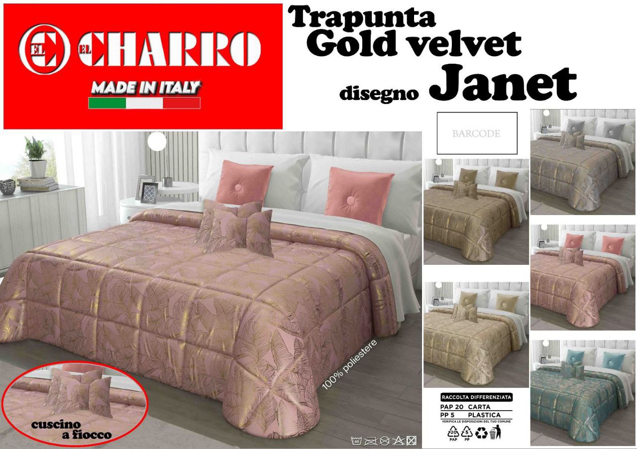 (Evidenzia lo stile lussuoso)

Nuova trapunta in morbidissimo velluto