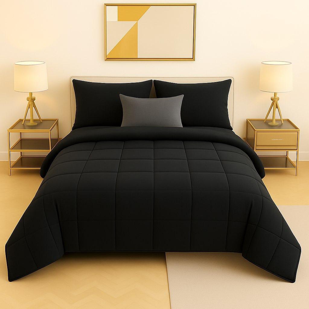 Trapunta Matrimoniale Velvet velluto "Langhe" - L'Abbraccio Austero ed Elegante