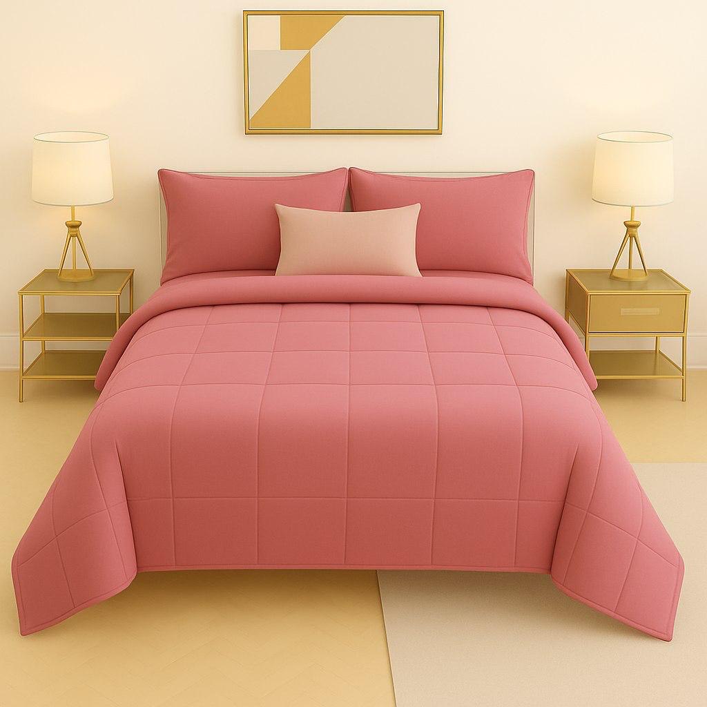 Trapunta Matrimoniale Velvet velluto "Langhe" - L'Abbraccio Austero ed Elegante