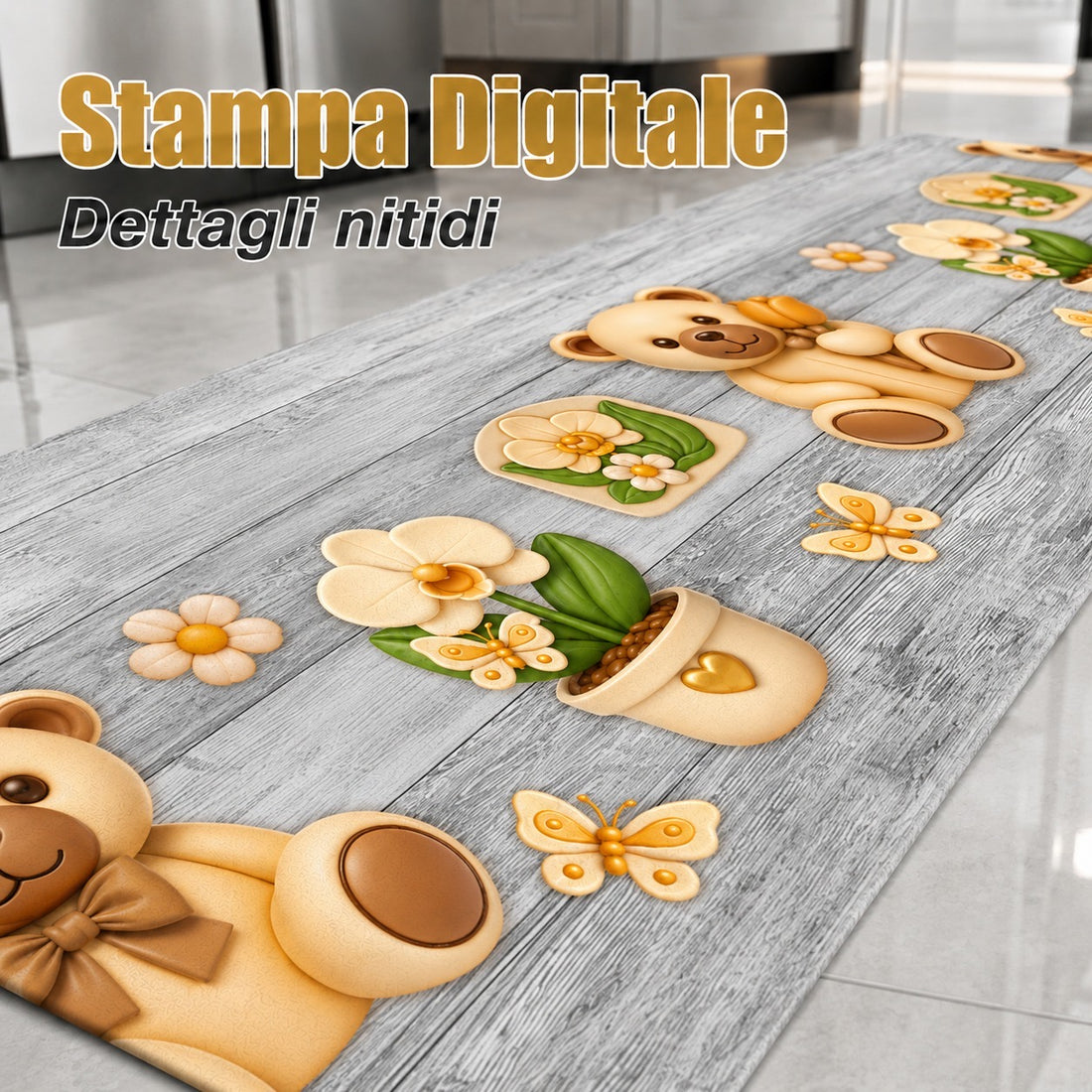 Tappeto da cucina Teddy a metro