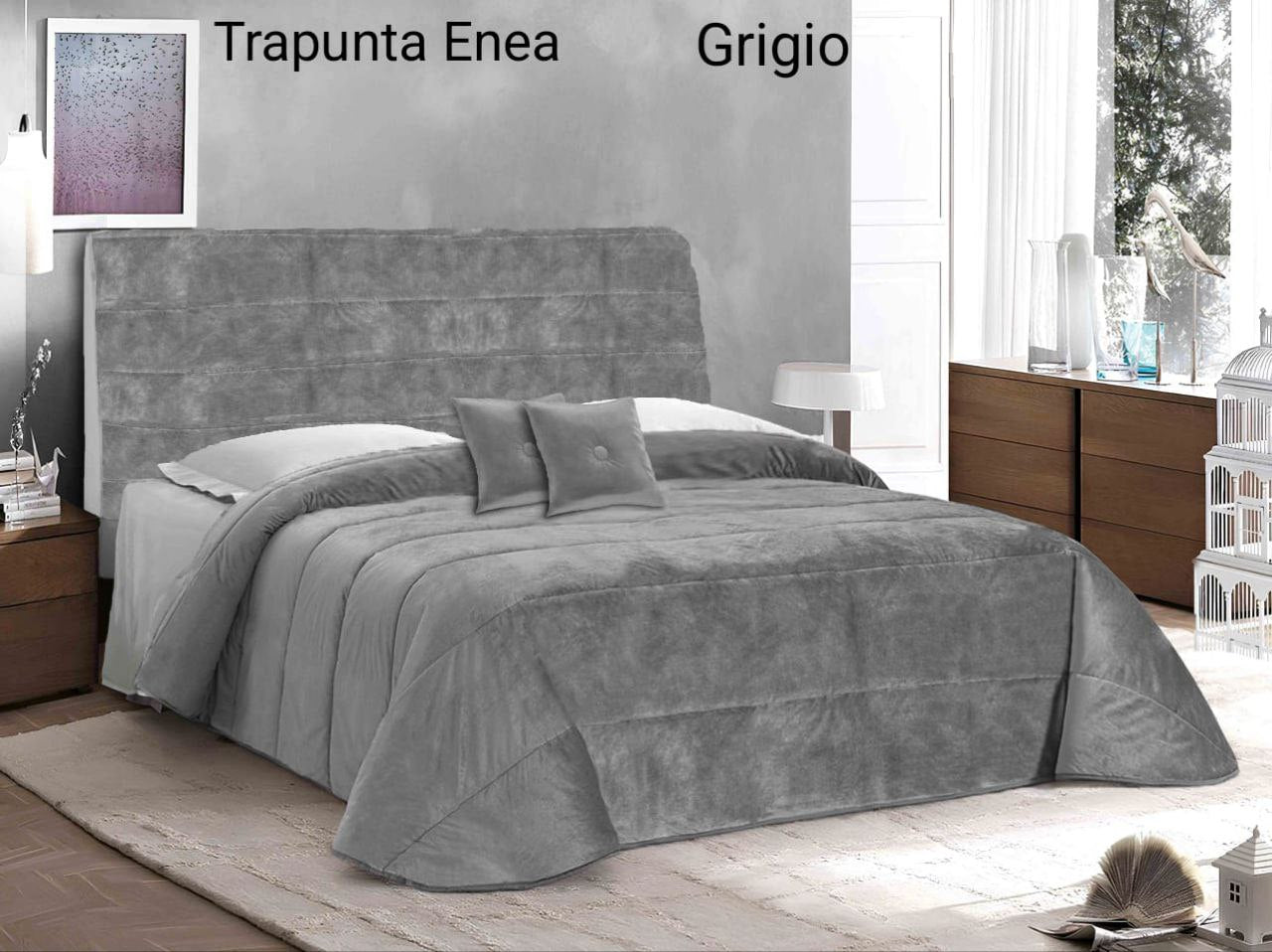 trapunta in velluto Charro