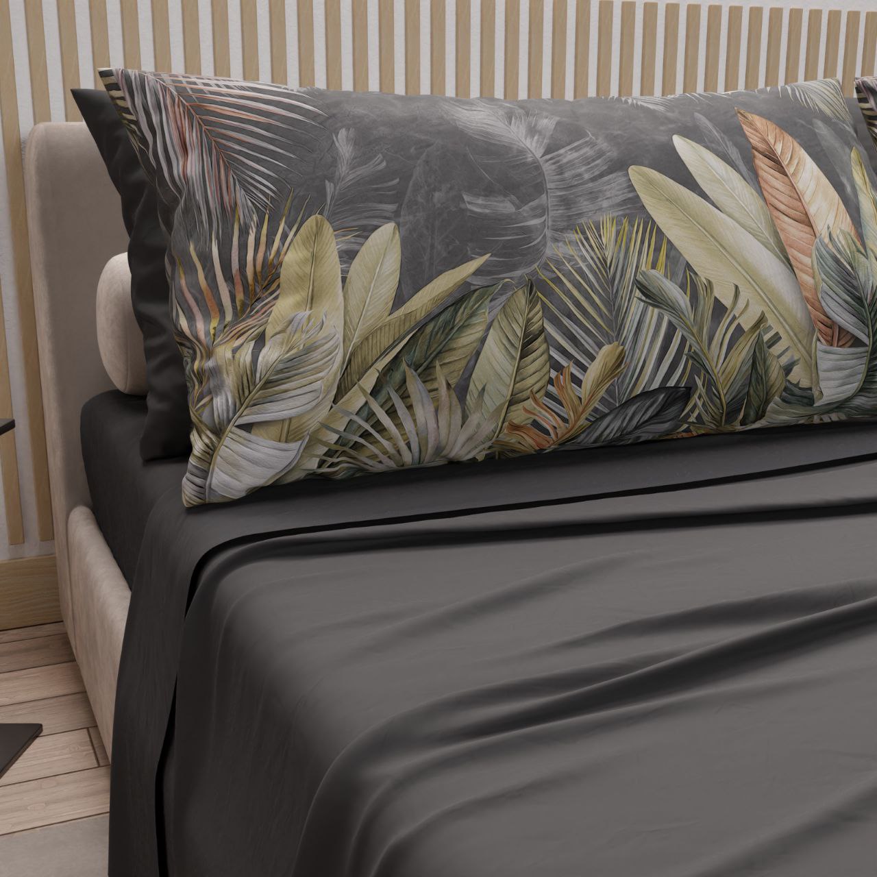 Lenzuola in  cotone t.unità con 4 federe