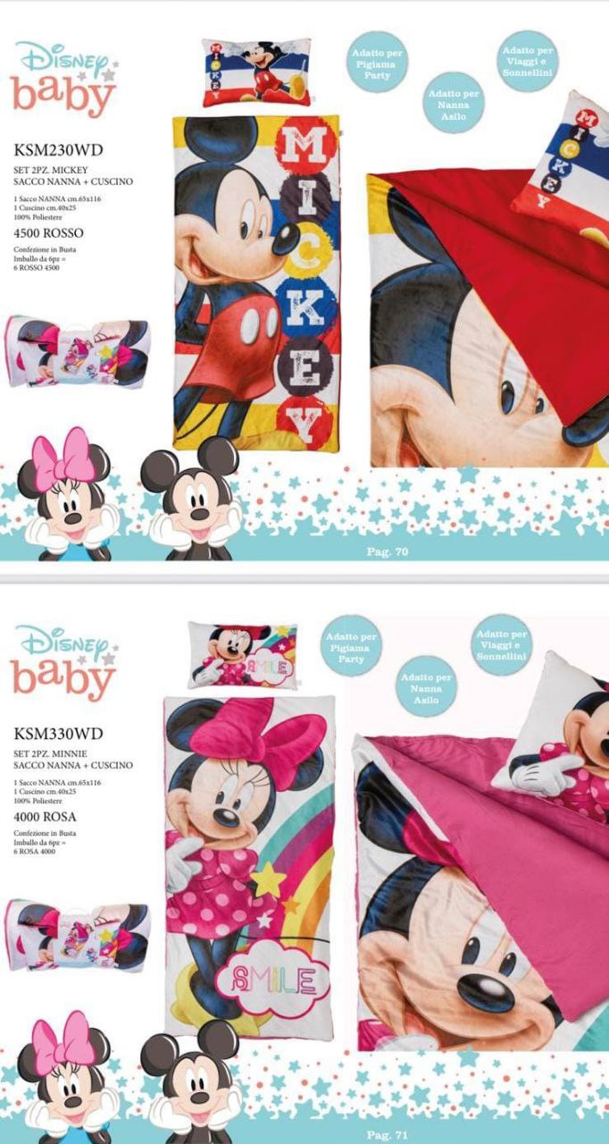 Nuovo. Cuscino e sacco nanna,