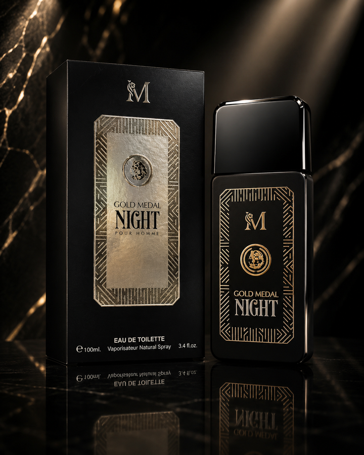 Gold Medal Night Pour Homme – Profumo Uomo Speziato Ambrato 100 ml Ngiolet Jeans