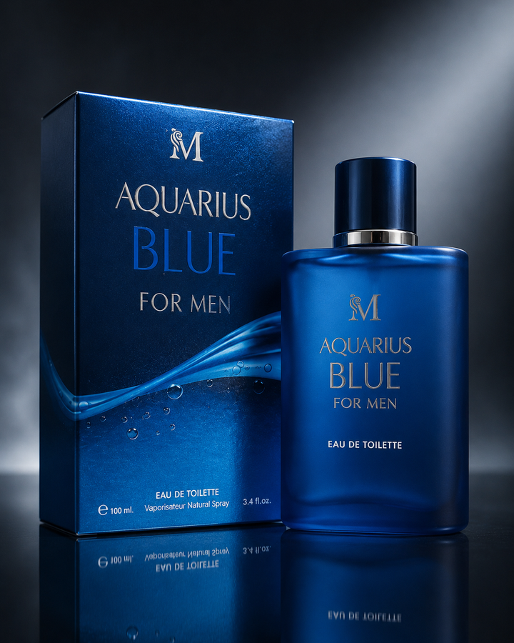 Aquarius Blue For Men – Profumo Uomo Acquatico Aromatico 100 ml Ngiolet Jeans