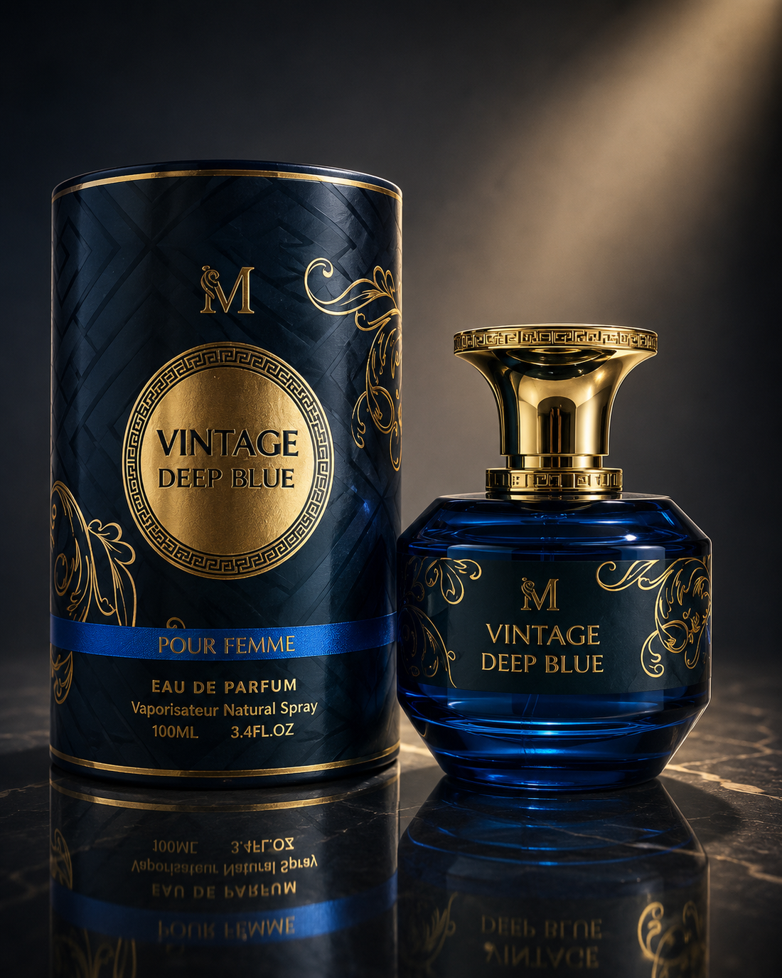 Vintage Deep Blue Pour Femme – Profumo Donna Floreale Fruttato 100 ml Ngiolet Jeans