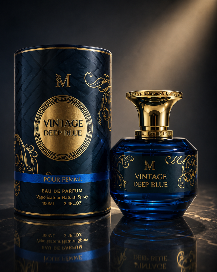 Vintage Deep Blue Pour Femme – Profumo Donna Floreale Fruttato 100 ml Ngiolet Jeans