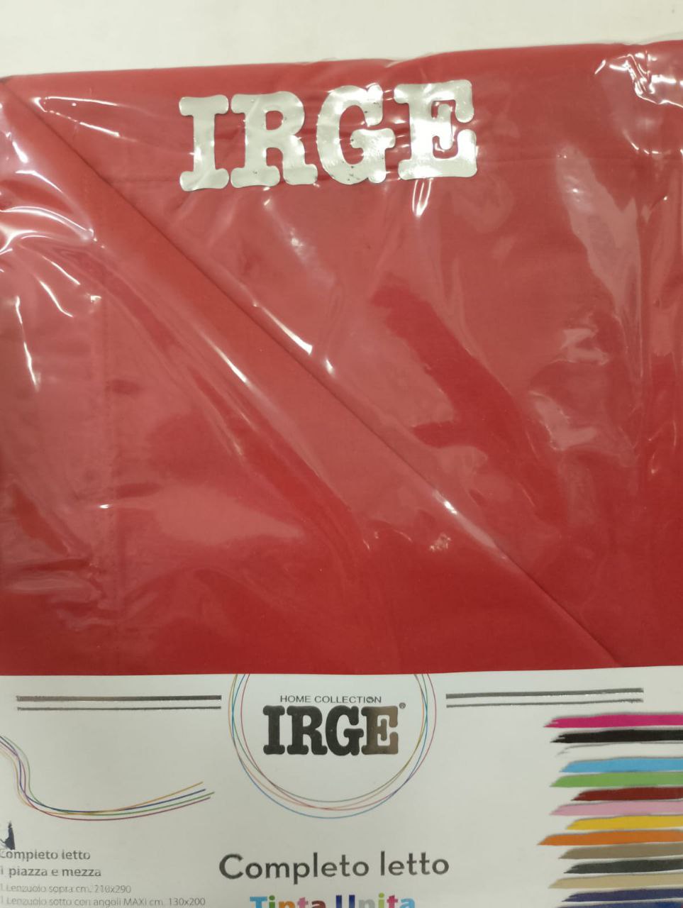 Lenzuola 2 Posti Irge Tinta Unita