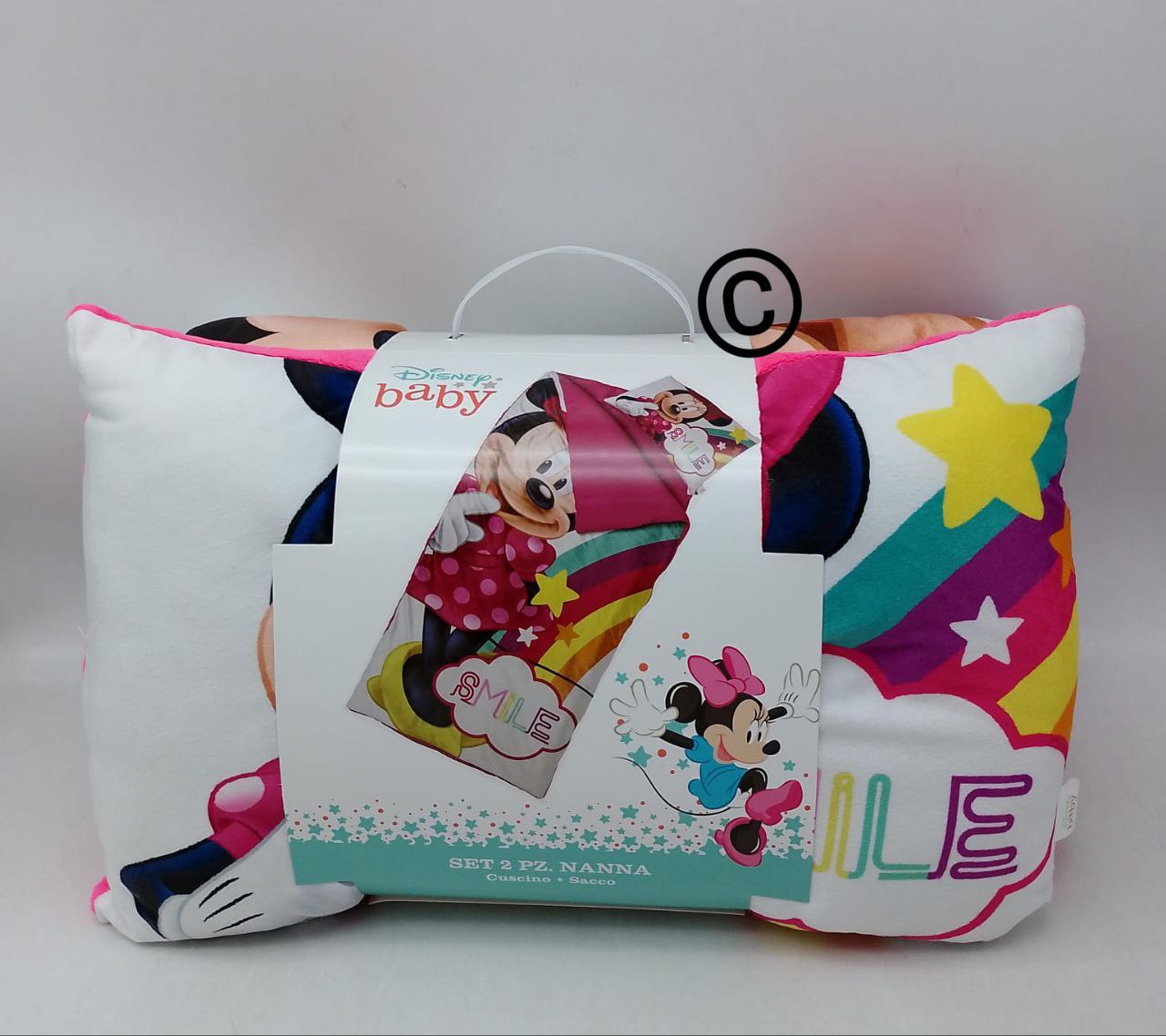 Nuovo. Cuscino e sacco nanna,