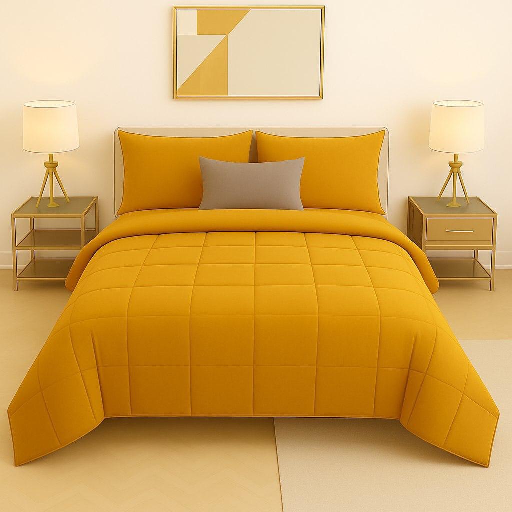 Trapunta Matrimoniale Velvet velluto "Langhe" - L'Abbraccio Austero ed Elegante