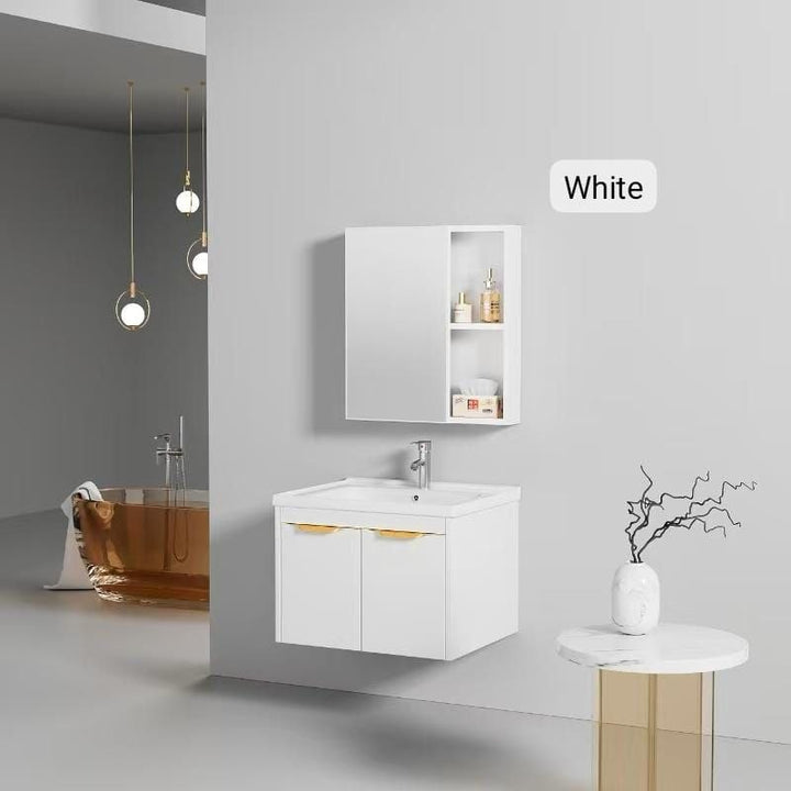 Mobile bagno sospeso più specchio