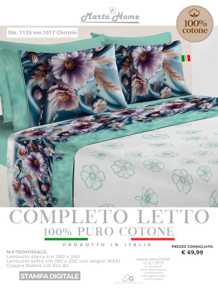 Lenzuola Marta Marzotto in Stampa Digitale