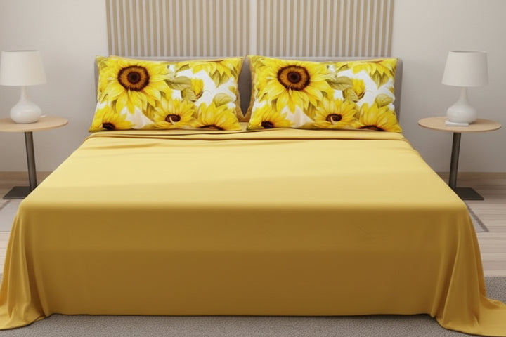 Completo lenzuola girasole