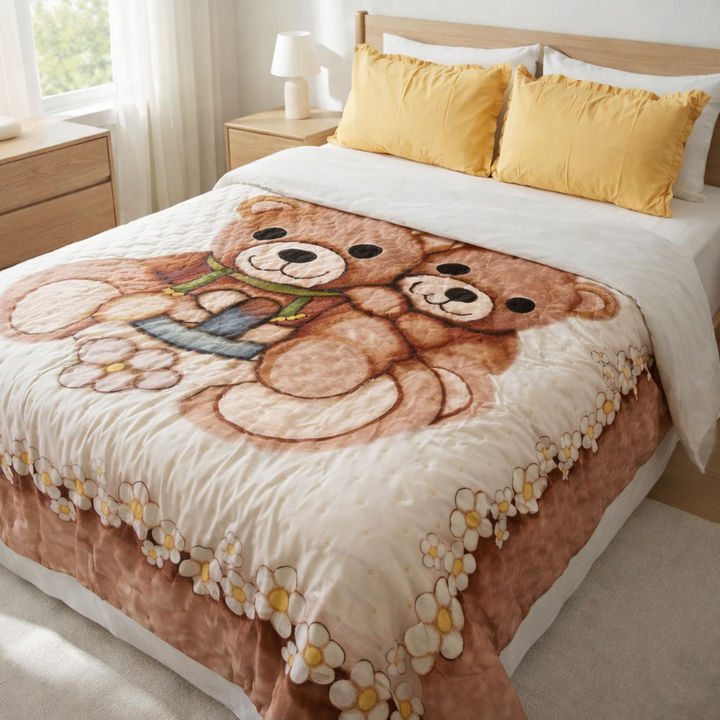 TG. Coppia) Sweet Home Collection Set di biancheria da letto di lusso con lenzu TG. Coppia) Sweet Home Collection Set di biancheria da letto di lusso con lenzu