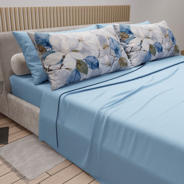 Completo Lenzuola Light Blue Garden