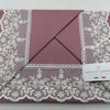 Nazareno Gabrielli Cotton Sheet Set with Elegant Tulle Flounce and Refined Macramé