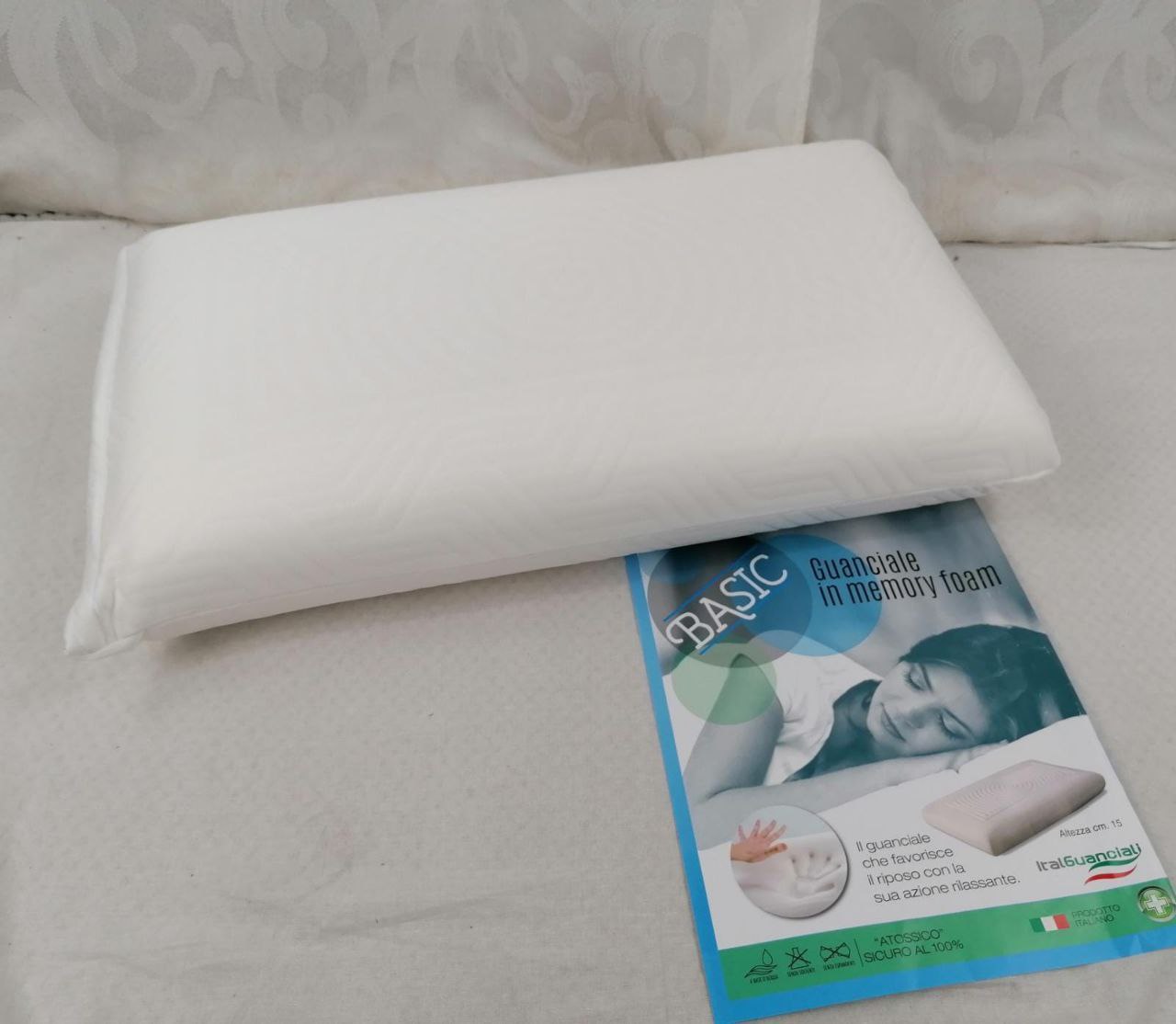 Guanciale in Memory Foam Sfoderabile