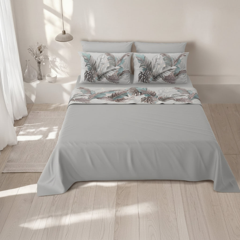 set lenzuolo copriletto foresta