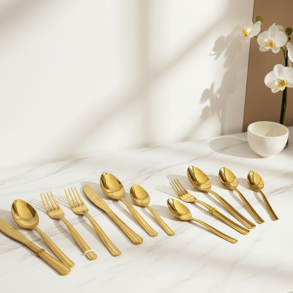 Servizio Posate “Oro Elegance – 24 Pezzi