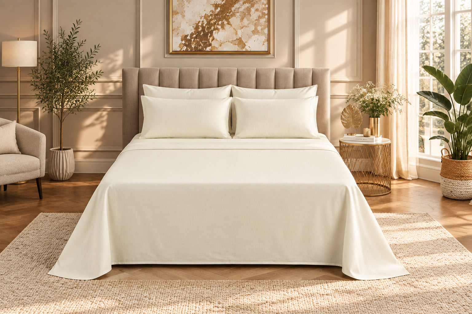 Completo Letto “Avorio Naturale”