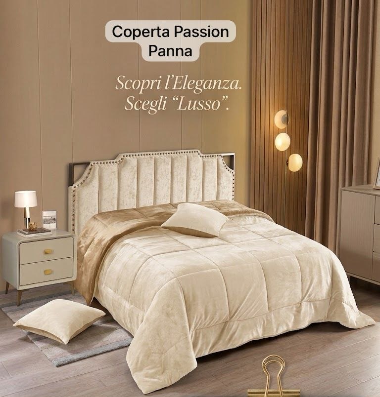 Coperta Sogno di Lusso  con 2 federe omaggio